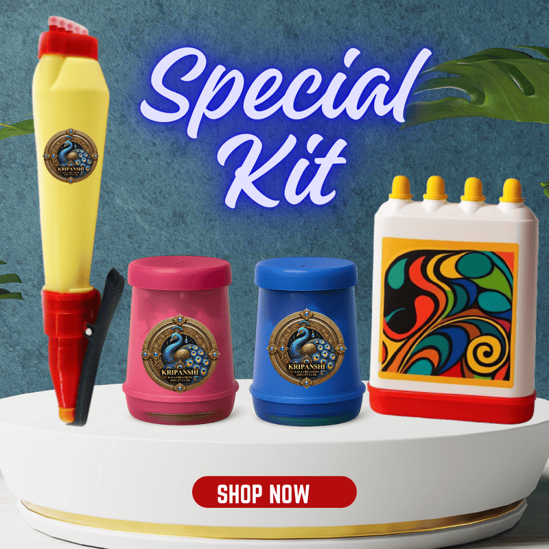 Rangoli Filler Bottles Rangoli Making Tools
